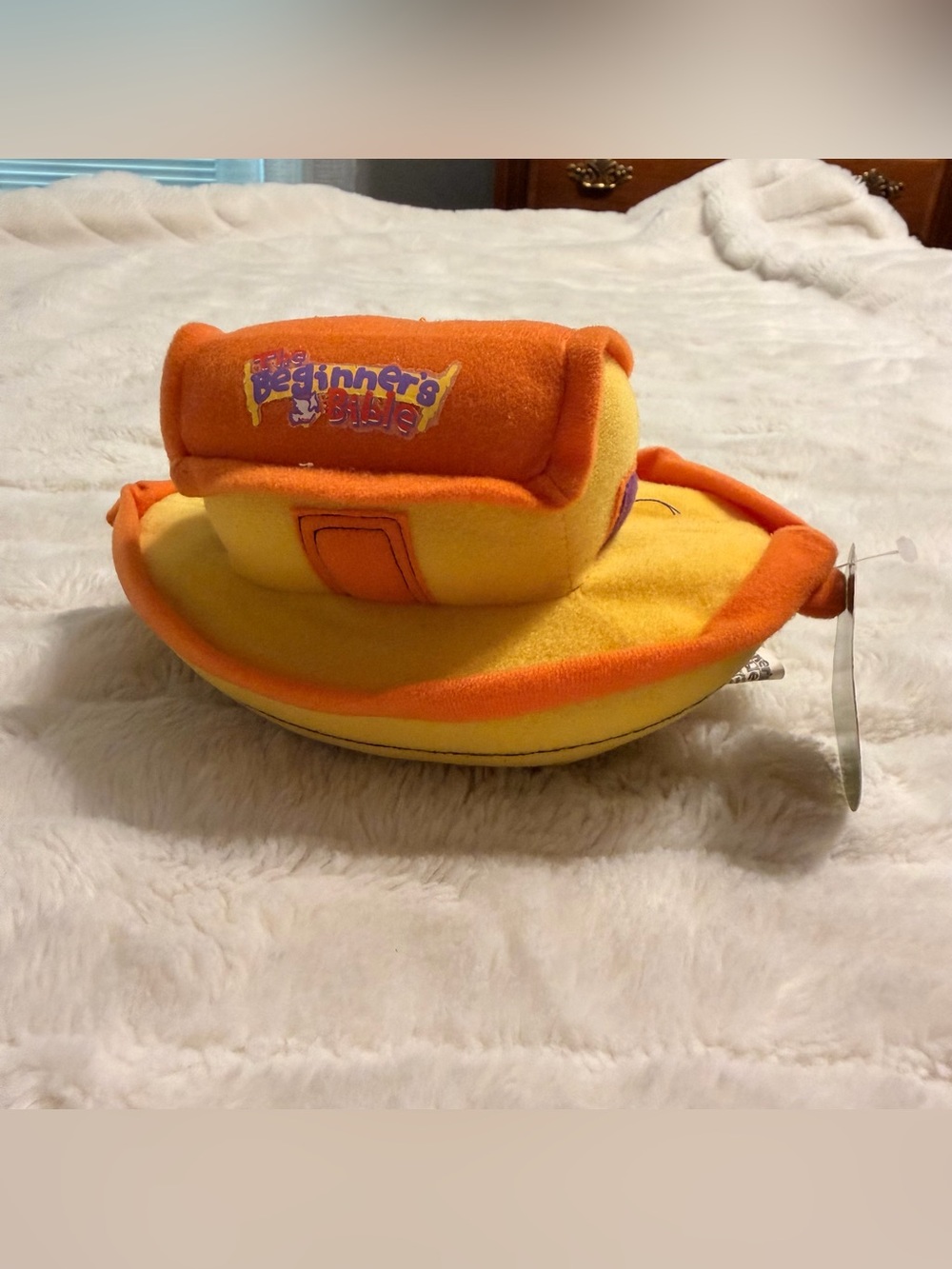 Beginner's Bible Noah's Ark Plush Boat Yellow Toy Mission City Christian